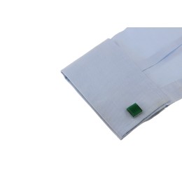 Mansetinööbid - roheline ehiskivi